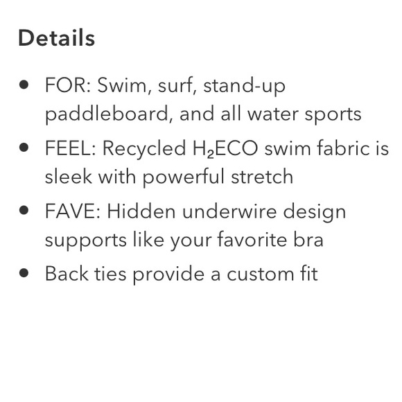 Athleta Swim Nwt Athleta Bra Cup Halter Bikini Top Yacht Blue Poshmark